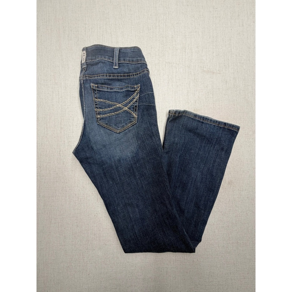 Ariat REAL Denim Linda Boot Cut Jeans Medium Wash Goldie 29R AW5890A 10032052